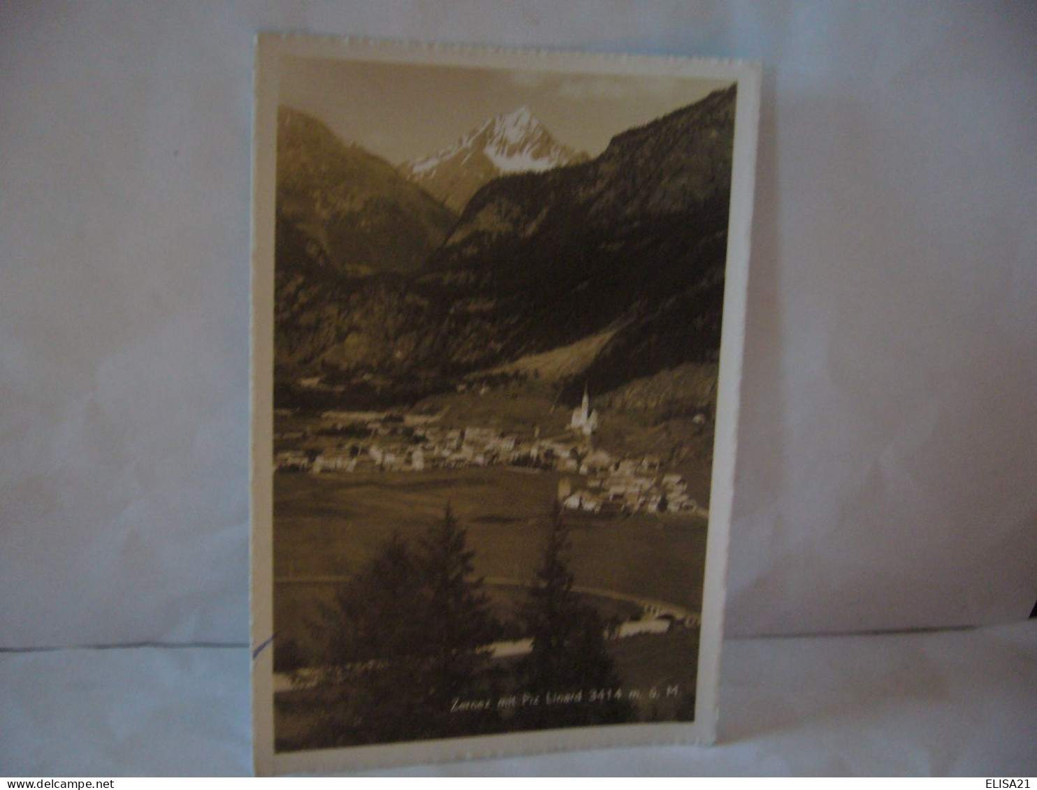 ZERNEZ MIT PIZ LINARD SUISSE GR GRISON CPSM 1951 - Zernez