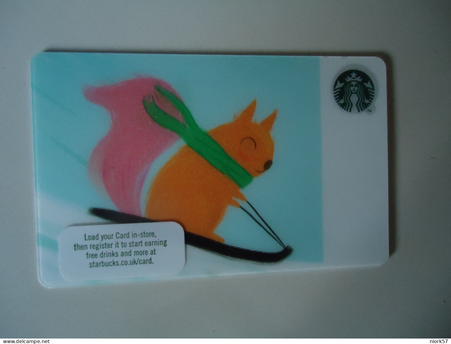 UNITED KINGDOM    CARDS CAFE  STARBUCKS ANIMALS - Other & Unclassified
