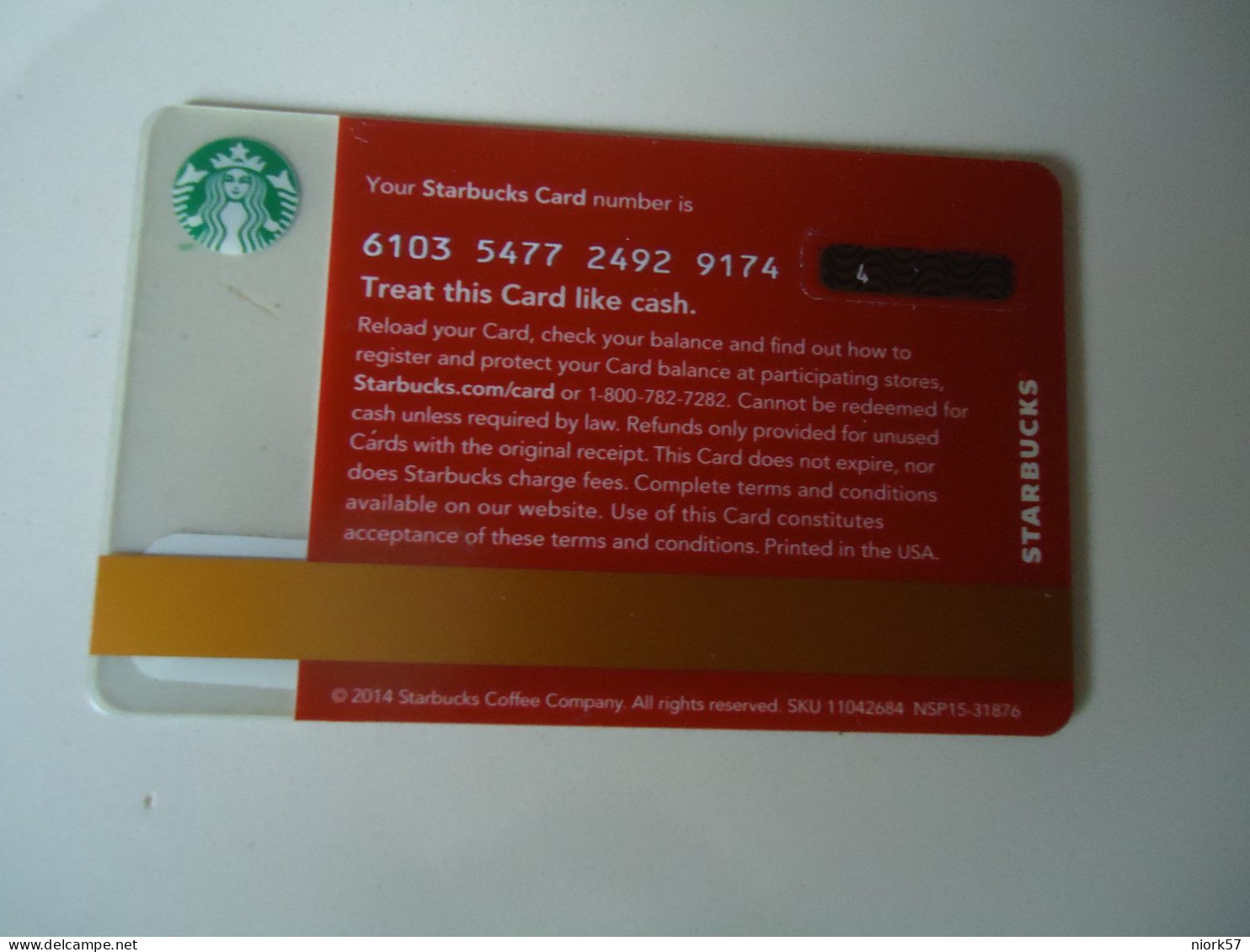 UNITED STATES  CARDS CAFE  STARBUCKS ANIMALS ELK - Altri & Non Classificati