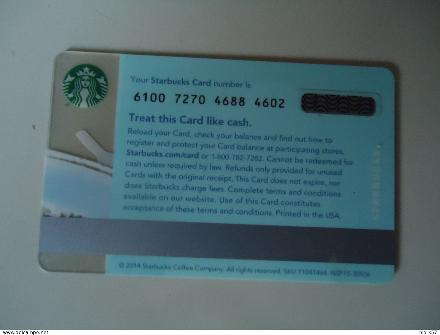 UNITED STATES CARDS CAFE  STARBUCKS - Autres & Non Classés