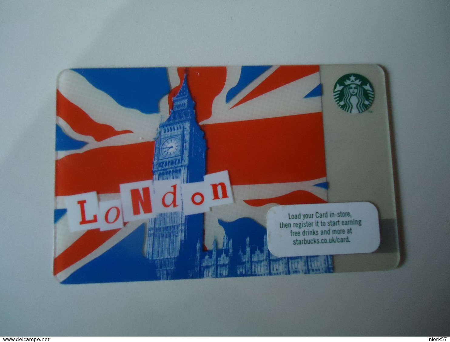 UNITED KINGDOM CARDS CAFE  STARBUCKS LONDON - Otros & Sin Clasificación