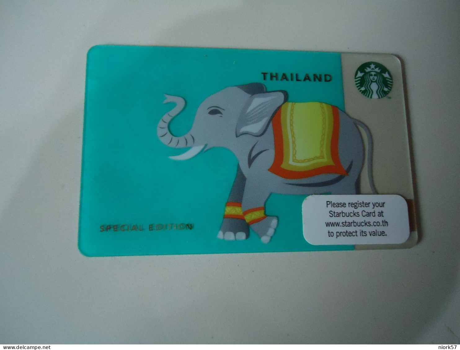 THAILAND STARBUCKS CARDS  CAFE  STARBUCKS ELEPHANTS - Dschungel