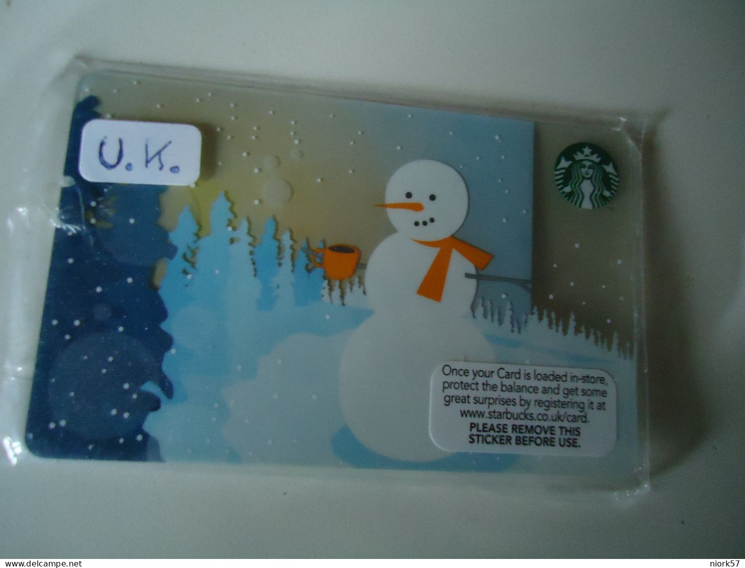 UNITED KINGDOM CARDS CAFE  STARBUCKS - Other & Unclassified