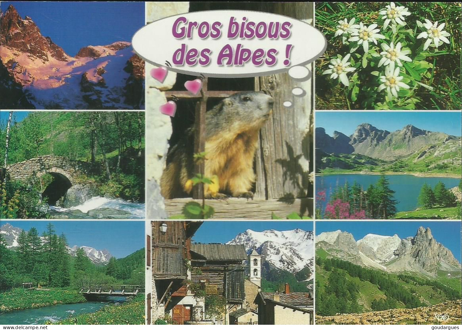 A La Découverte Des Alpes Au Coeur De L'été...Multivues - Flamme De Val D'Isère 2003 - (P) - Rhône-Alpes