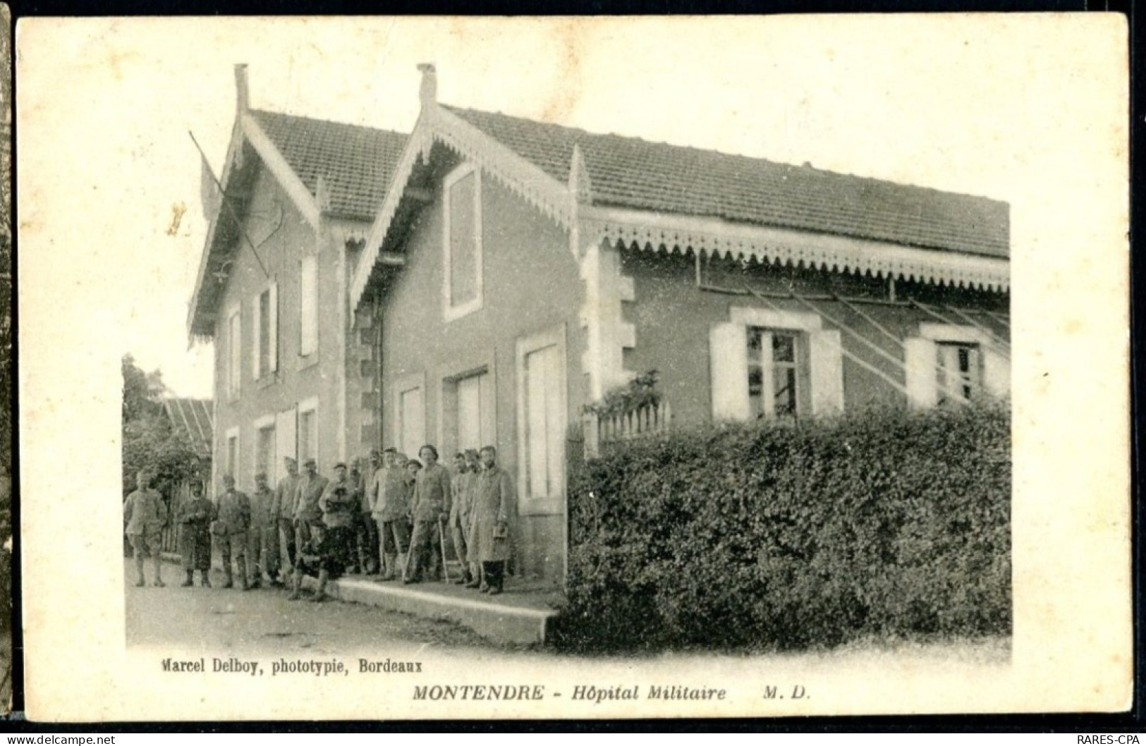 17 MONTENDRE - Hopital Militaire - Montendre