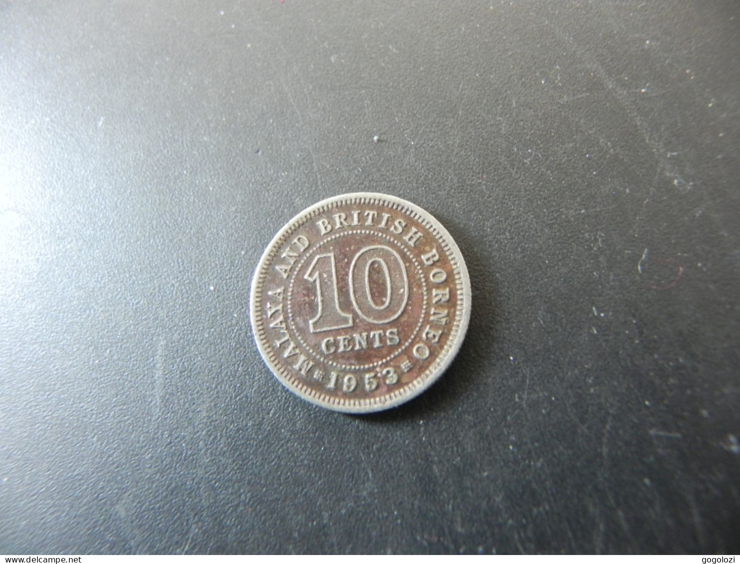 Malaya And British Borneo 10 Cents 1953 - Malaysia