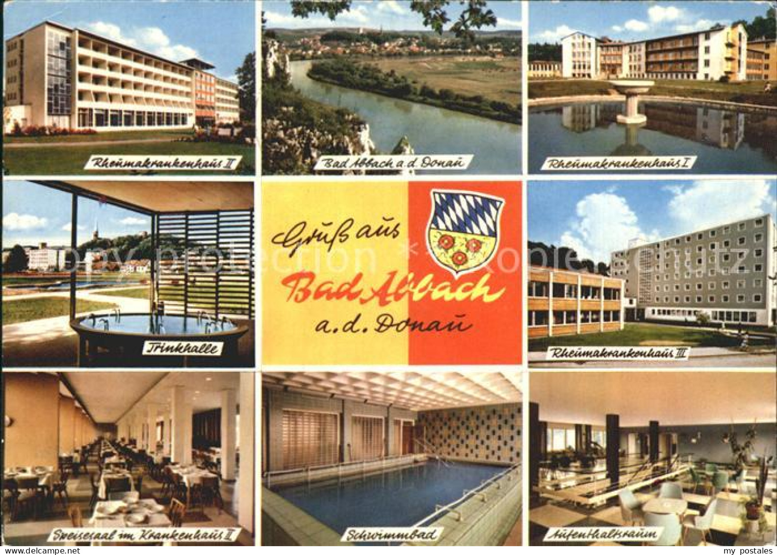 42290441 Bad Abbach Rheumaklinik I II Und III Trinkhalle Donaupartie Speisesaal  - Bad Abbach