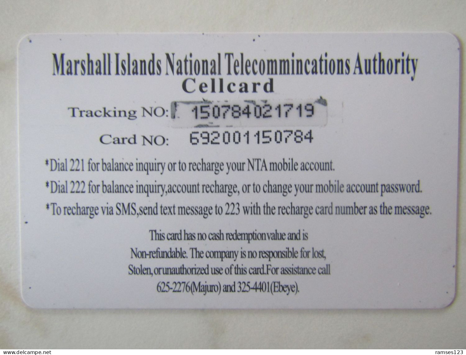 MARSHALL ISLANDS   NTA   SAILLING  SHIPS - Marshall