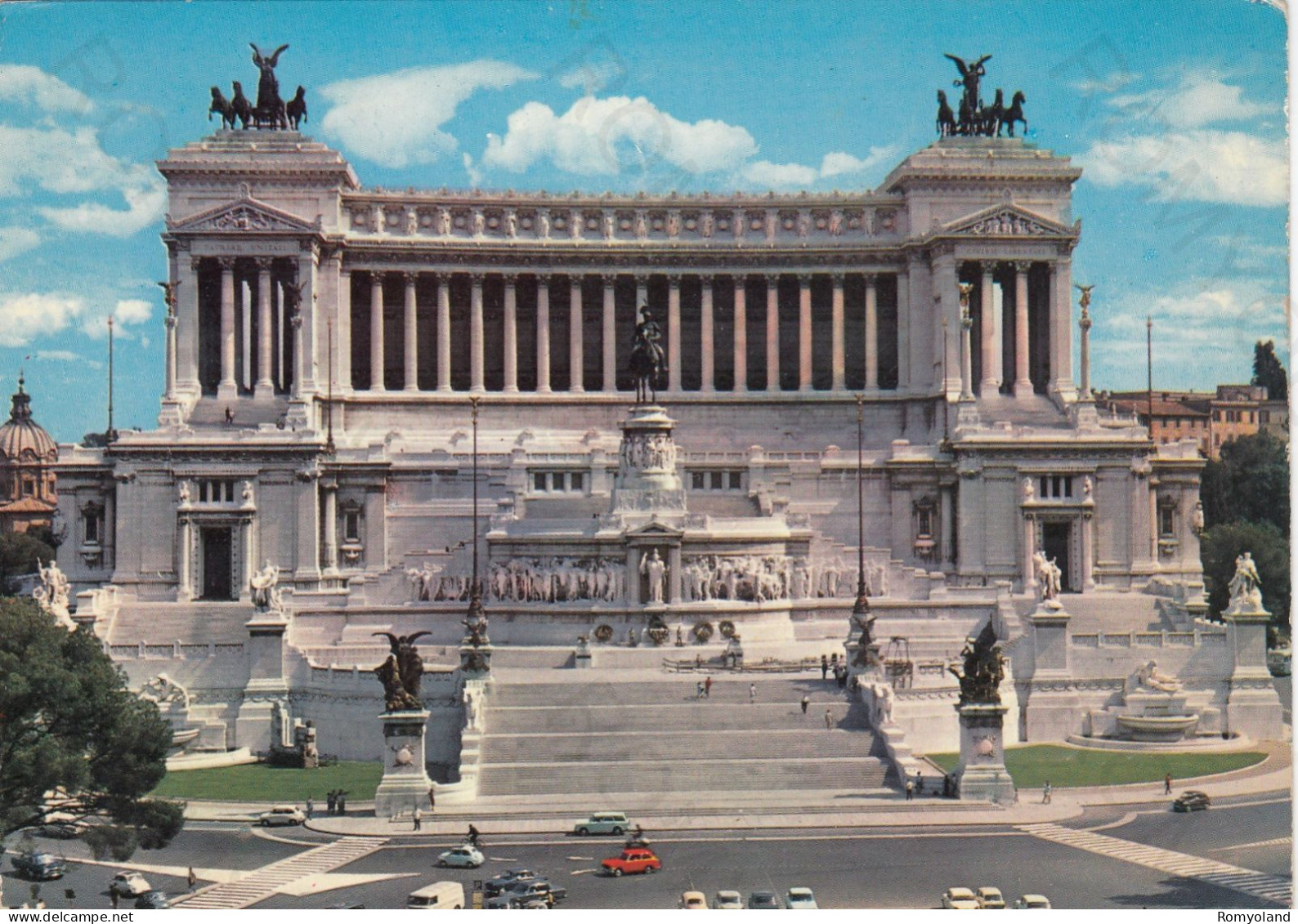 CARTOLINA  ROMA,LAZIO-ALTARE DELLA PATRIA-STORIA,MEMORIA,CULTURA,RELIGIONE,IMPERO ROMANO,BELLA ITALIA,NON VIAGGIATA - Altare Della Patria