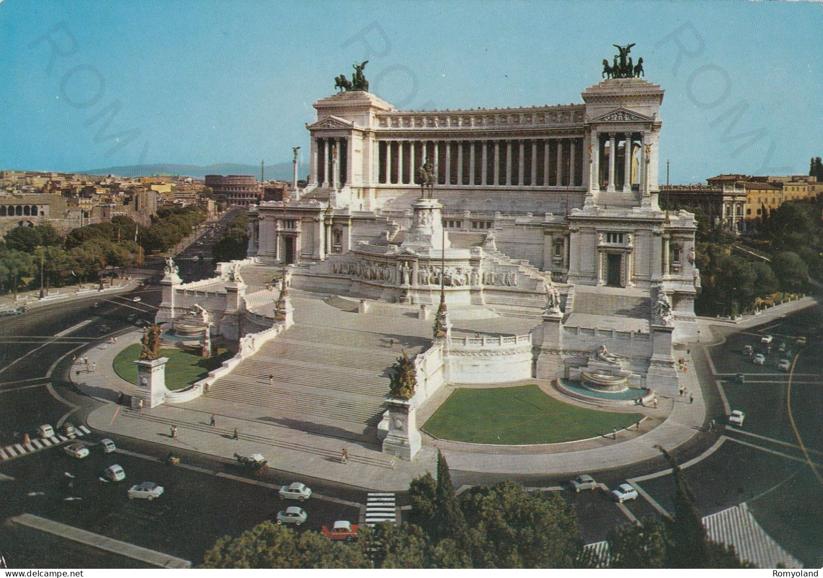 CARTOLINA  ROMA,LAZIO-MONUMENTO A VITTORIO EMANUELE II°-STORIA,MEMORIA,CULTURA,RELIGIONE,BELLA ITALIA,NON VIAGGIATA - Altare Della Patria