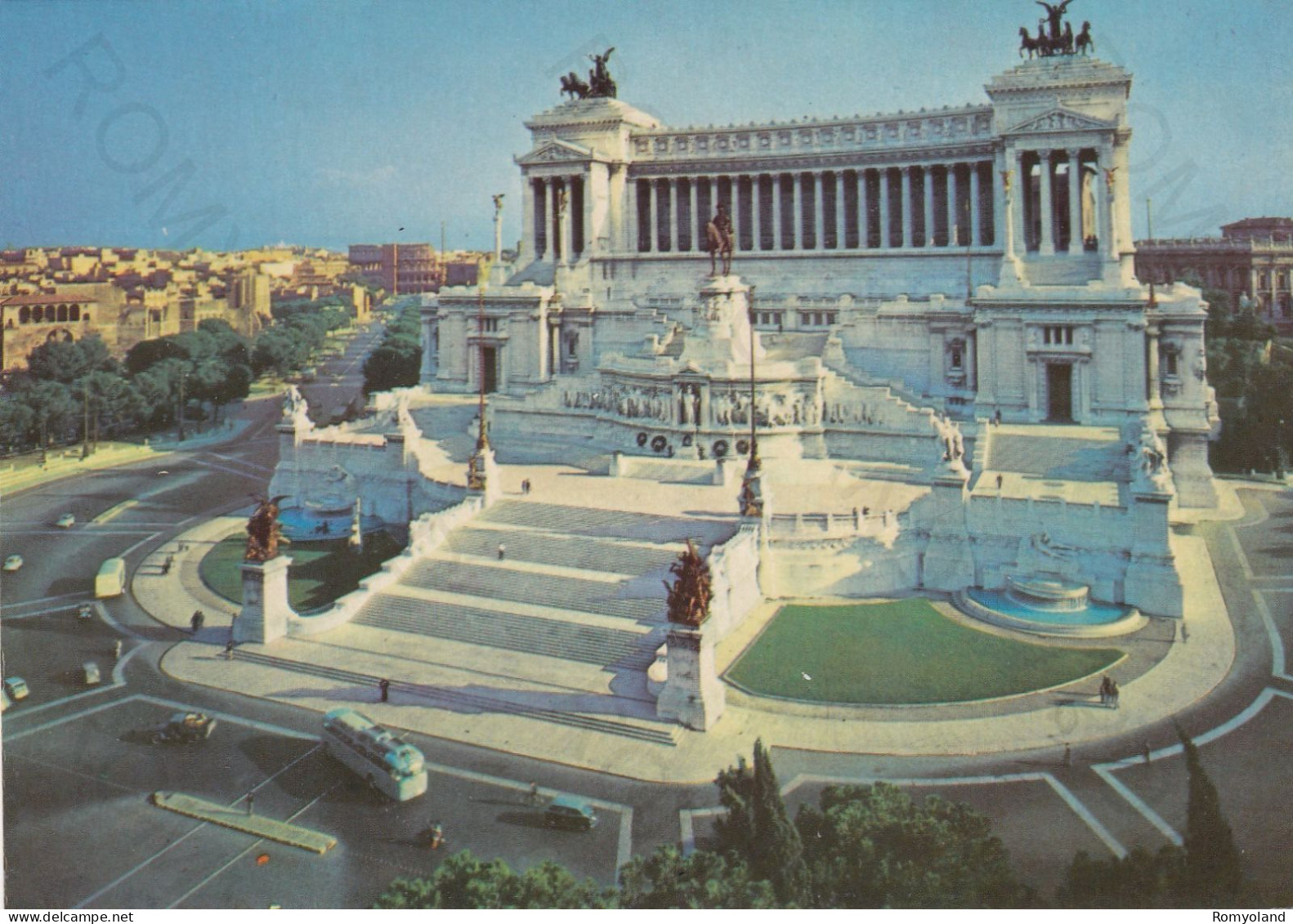 CARTOLINA  ROMA,LAZIO-ALTARE DELLA PATRIA-STORIA,MEMORIA,CULTURA,RELIGIONE,IMPERO ROMANO,BELLA ITALIA,NON VIAGGIATA - Altare Della Patria