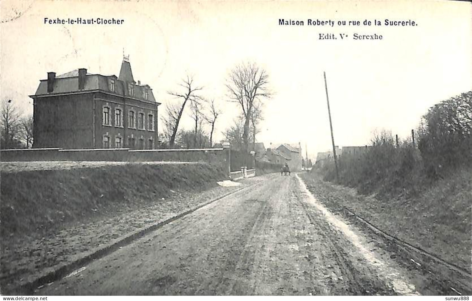 Fexhe-le-Haut-Clocher - Maison Roberty Our Rue De La Sucrerie (Edit. Ve Serexhe 1907) - Fexhe-le-Haut-Clocher