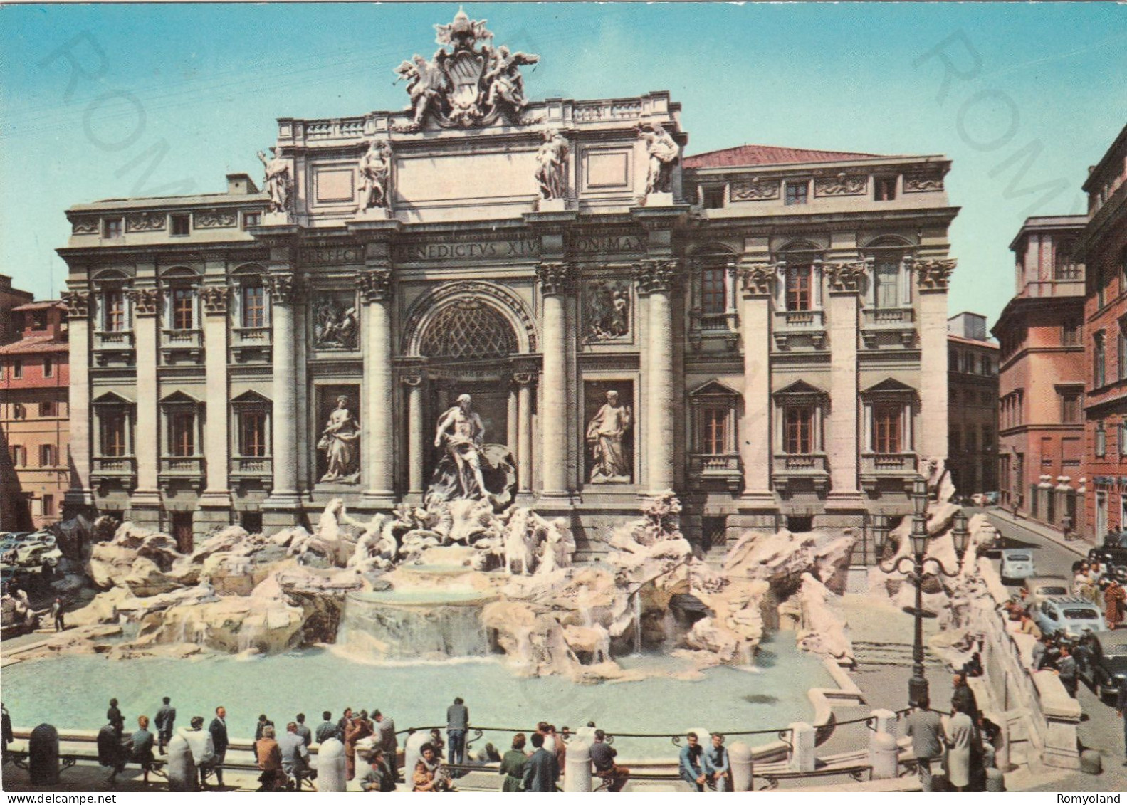 CARTOLINA  ROMA,LAZIO-FONTANA DI TREVI-STORIA,MEMORIA,CULTURA,RELIGIONE,IMPERO ROMANO,BELLA ITALIA,NON VIAGGIATA - Fontana Di Trevi