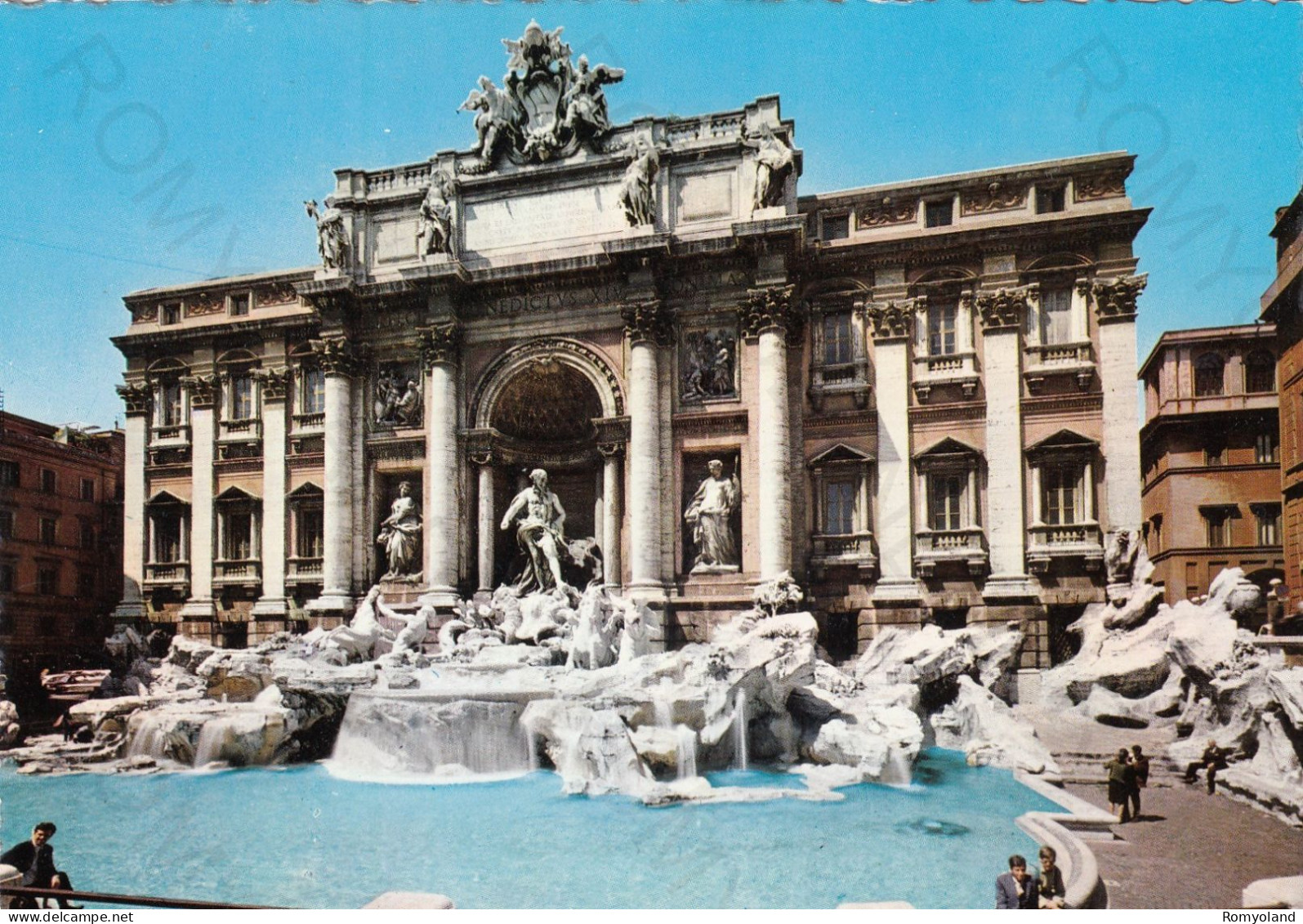 CARTOLINA  ROMA,LAZIO-FONTANA DI TREVI-STORIA,MEMORIA,CULTURA,RELIGIONE,IMPERO ROMANO,BELLA ITALIA,NON VIAGGIATA - Fontana Di Trevi