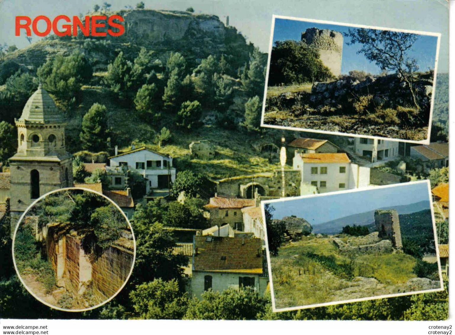 13 ROGNES Vers Lambesc En 4 Vues En 1981 - Lambesc