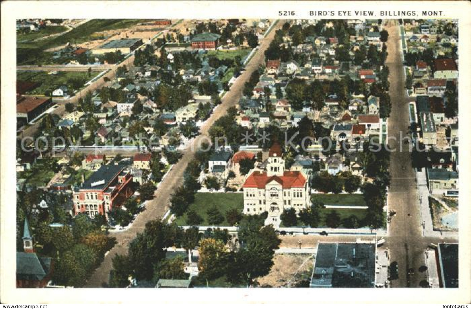 11694441 Billings_Montana Birdseye View - Sonstige & Ohne Zuordnung