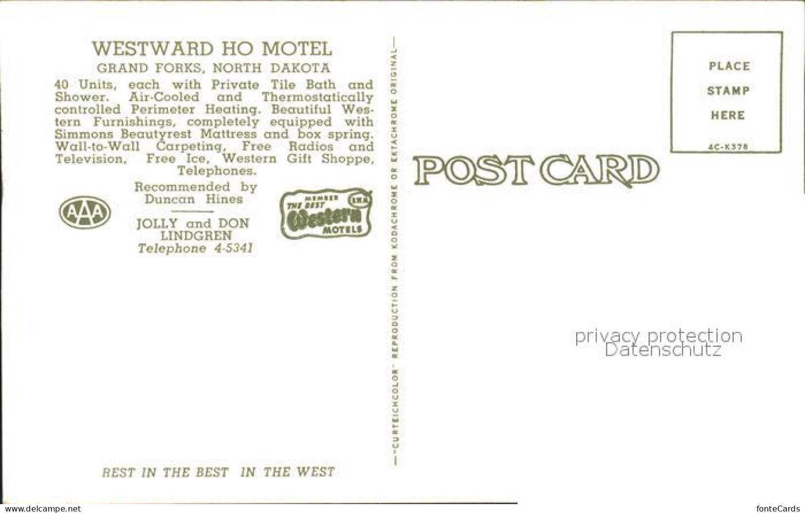 11688361 Grand_Forks_North_Dakota Westward Ho Motel - Altri & Non Classificati