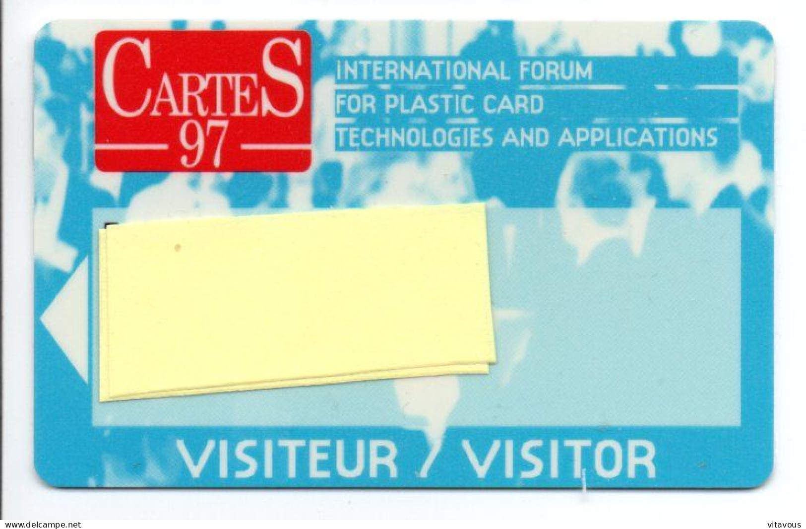 Carte Salon CarteS 97  France Paris Card  Magnétique Karte TBE (F 614) - Cartes De Salon Et Démonstration