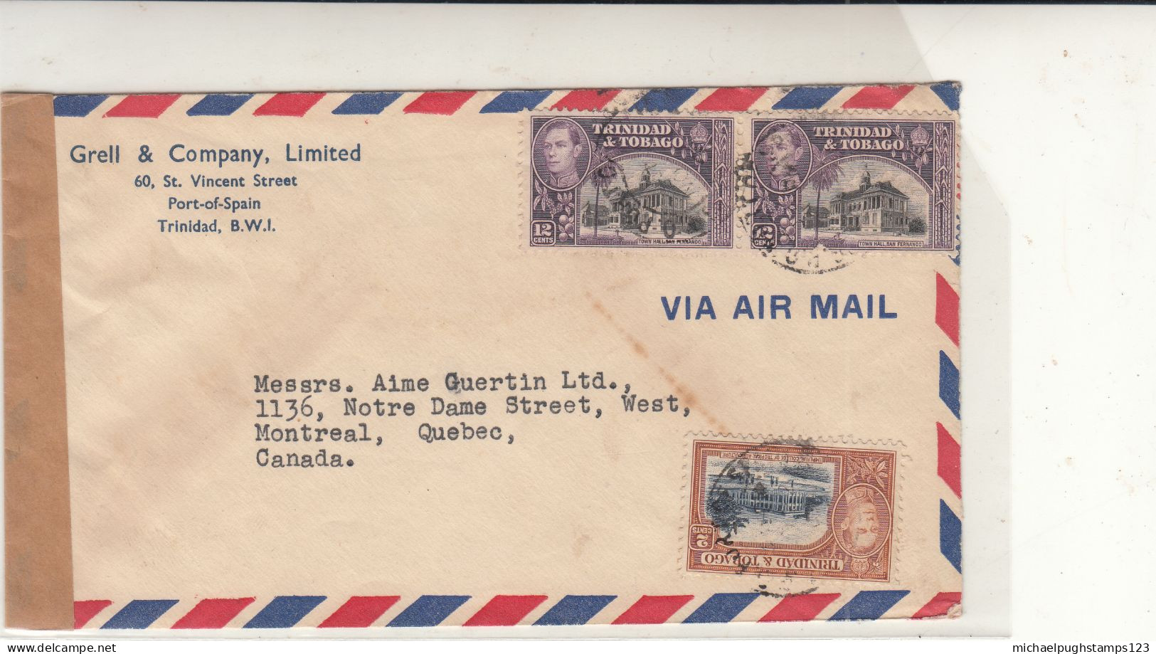 Trinidad / Airmail / Censorship - Trinidad & Tobago (1962-...)