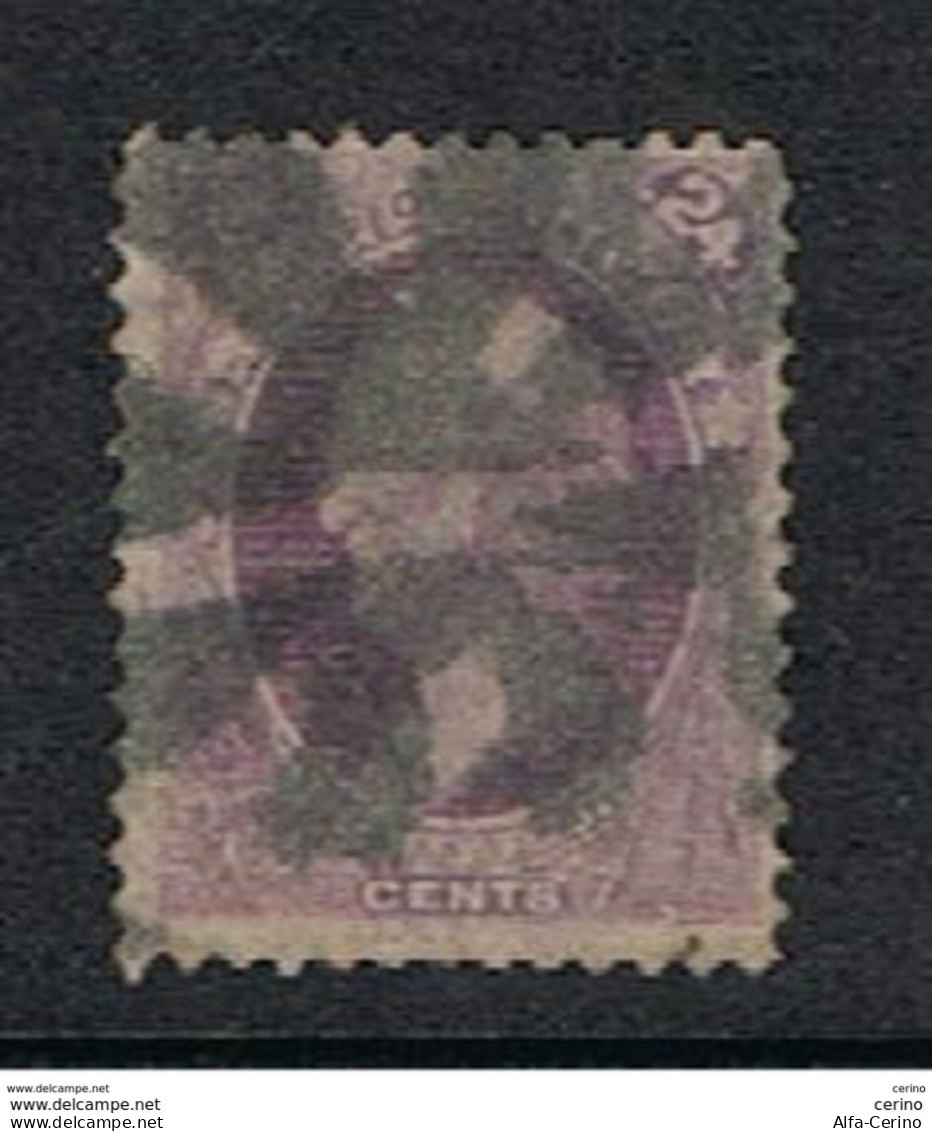 U.S.A.:  1870/82  W. SCOTT  -  24 C. USED  STAMP  -  SIGNATURE  S. SORANI  -  YV/TELL. 47 - Used Stamps