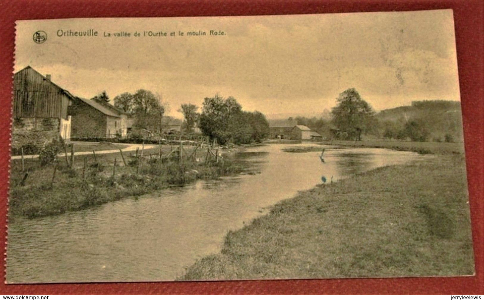 ORTHEUVILLE  -  La Vallée De L' Ourthe Et Le Moulin  Rode - Tenneville