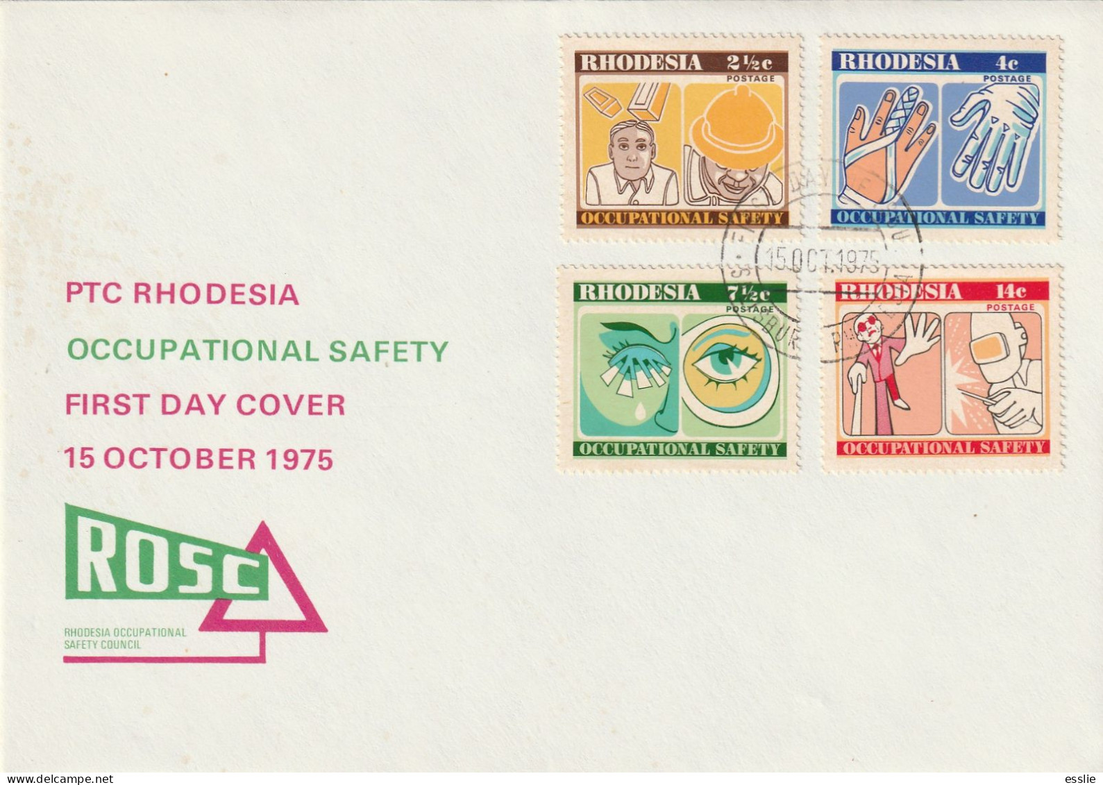 Rhodesia - 1975 - Occupational Safety - Rhodésie (1964-1980)