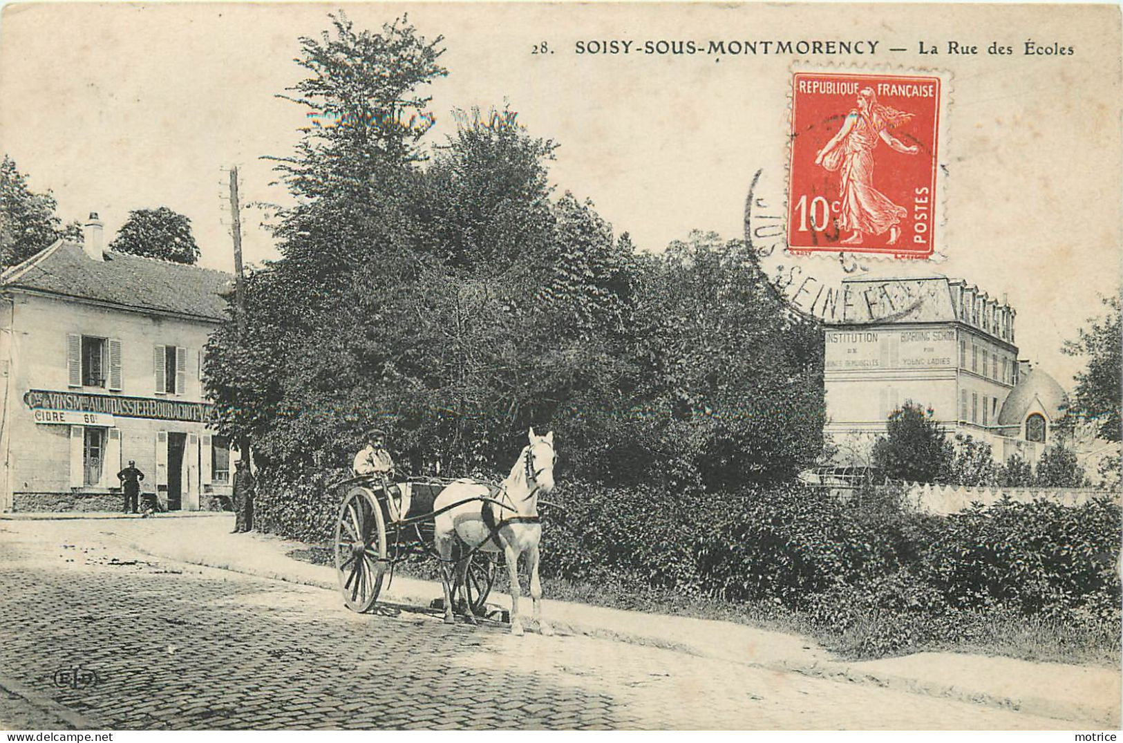 SOISY SOUS MONTMORENCY - La Rue Des écoles. - Soisy-sous-Montmorency