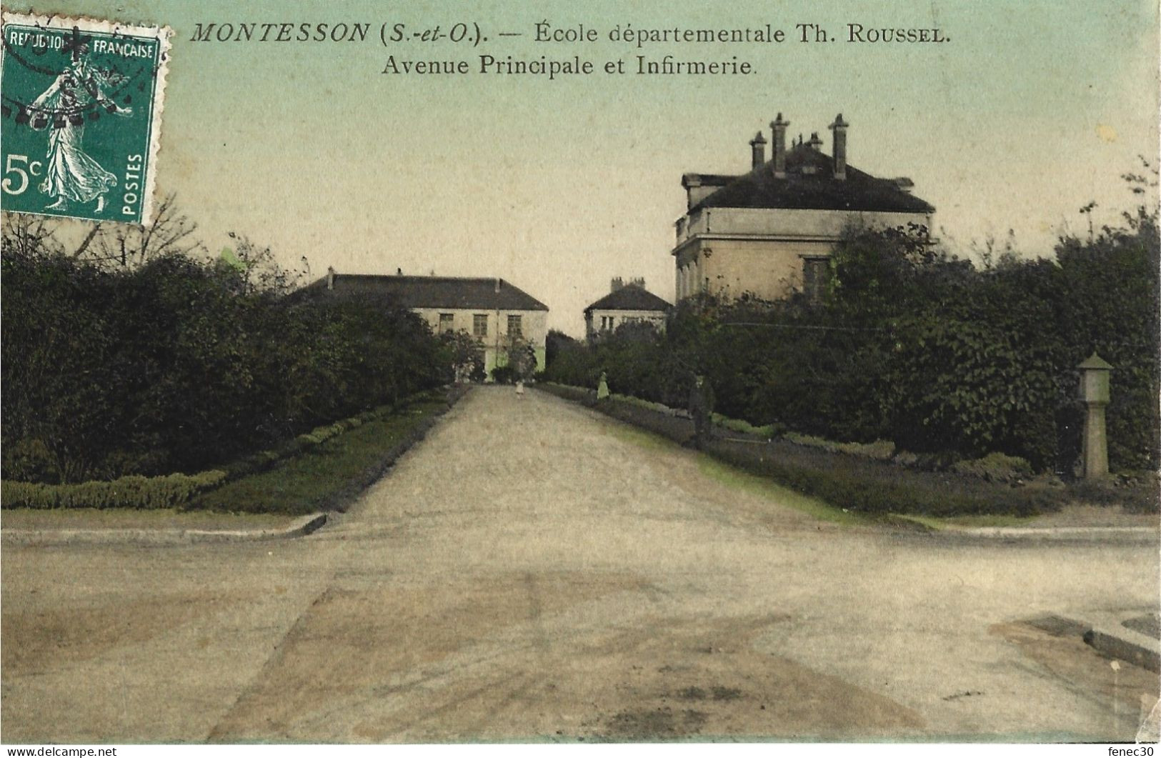 78 Montesson Ecole Départementale Th Roussel Avenue Principale Et Infirmerie - Montesson