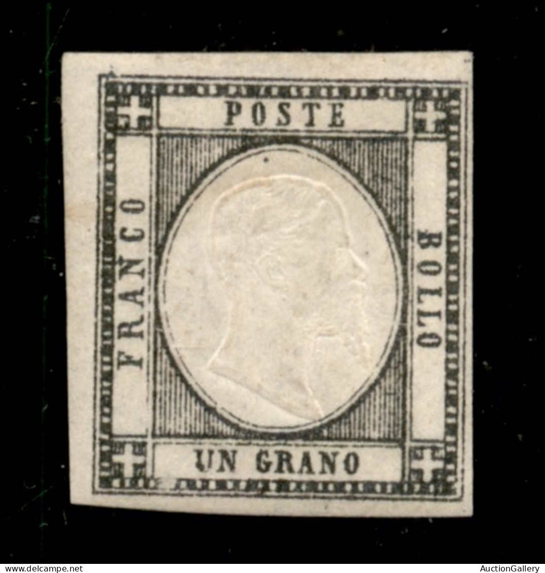 Antichi Stati Italiani - Napoli - 1861 - 1 Grano Nero (19) - Gomma Originale - Diena - Other & Unclassified