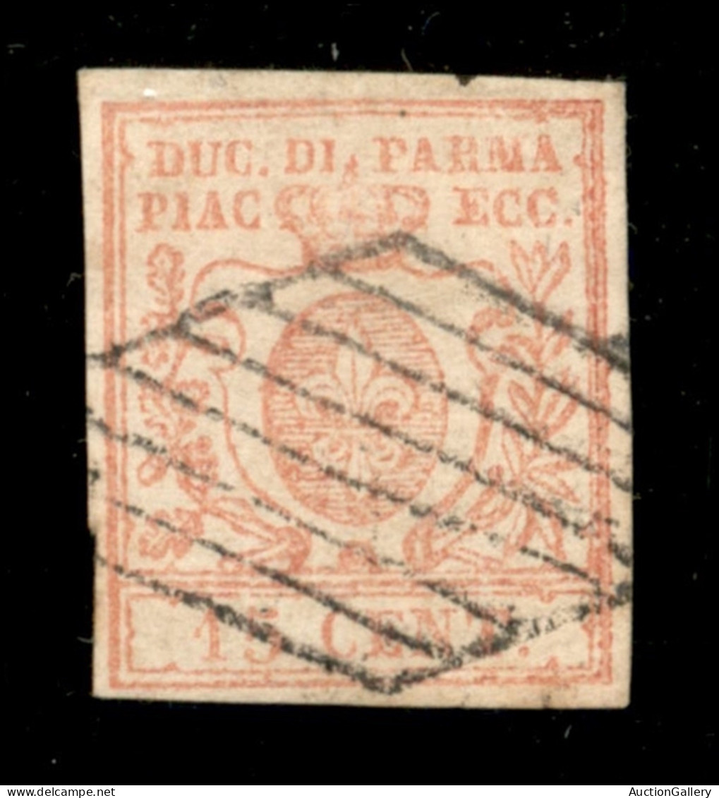 Antichi Stati Italiani - Parma - 1859 - 15 Cent (9) Usato - Andere & Zonder Classificatie