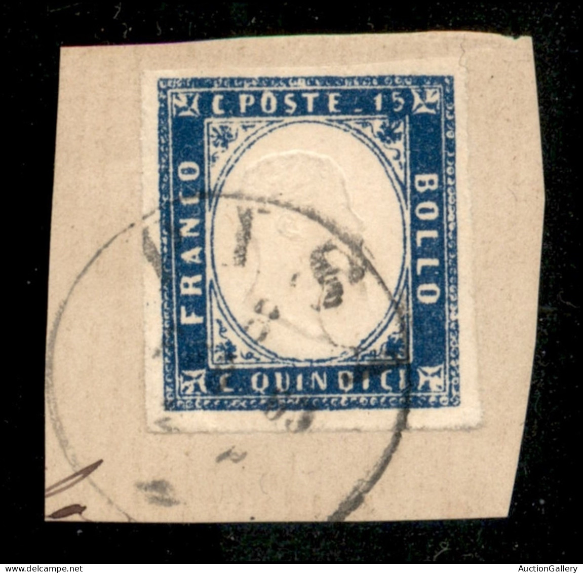 Regno - Vittorio Emanuele II - 1863 - 15 Cent (11) Usato Su Frammento Da Pisa 8.2.63 - Other & Unclassified