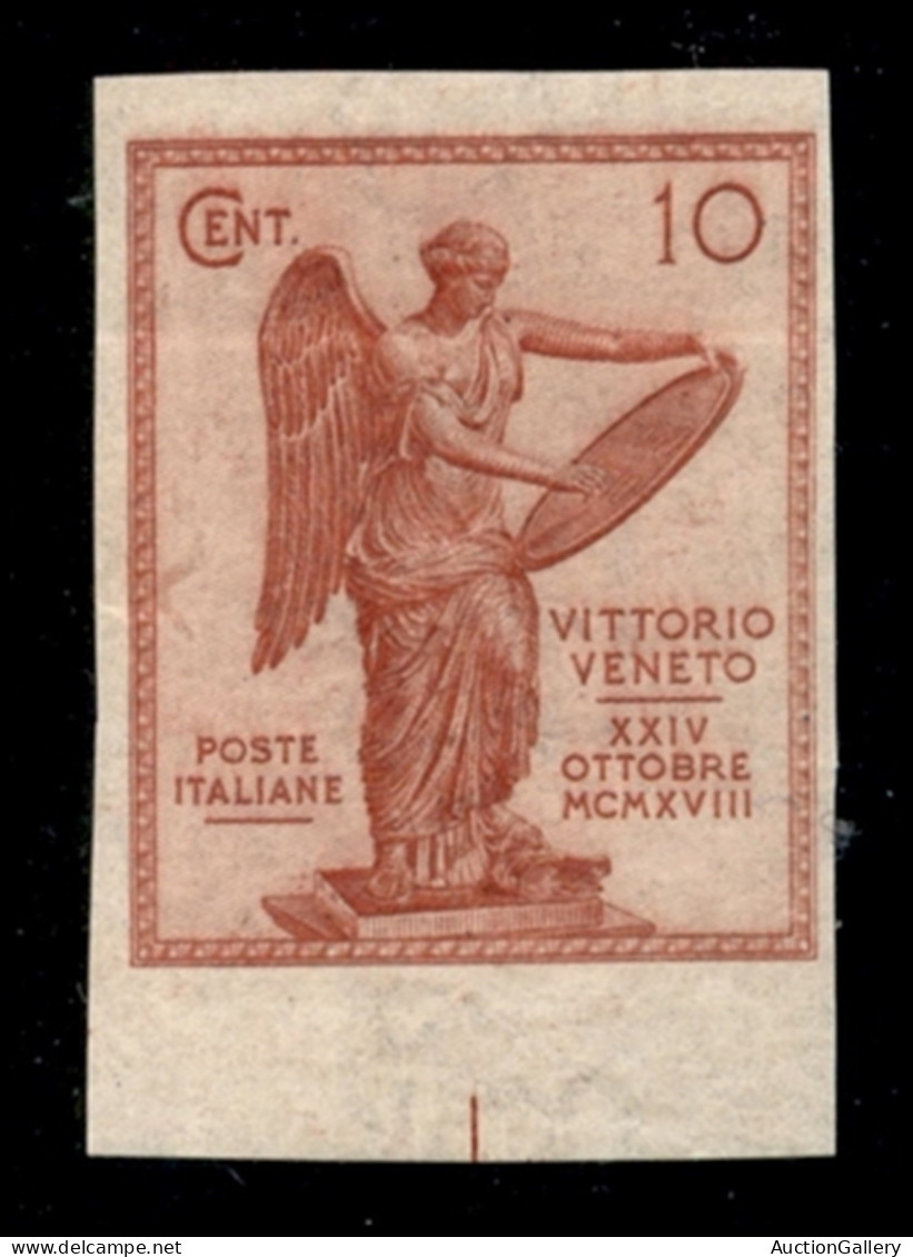 Regno - Vittorio Emanuele III - 1921 - 10 Cent Vittoria (120e) Non Dentellato - Gomma Integra - Altri & Non Classificati
