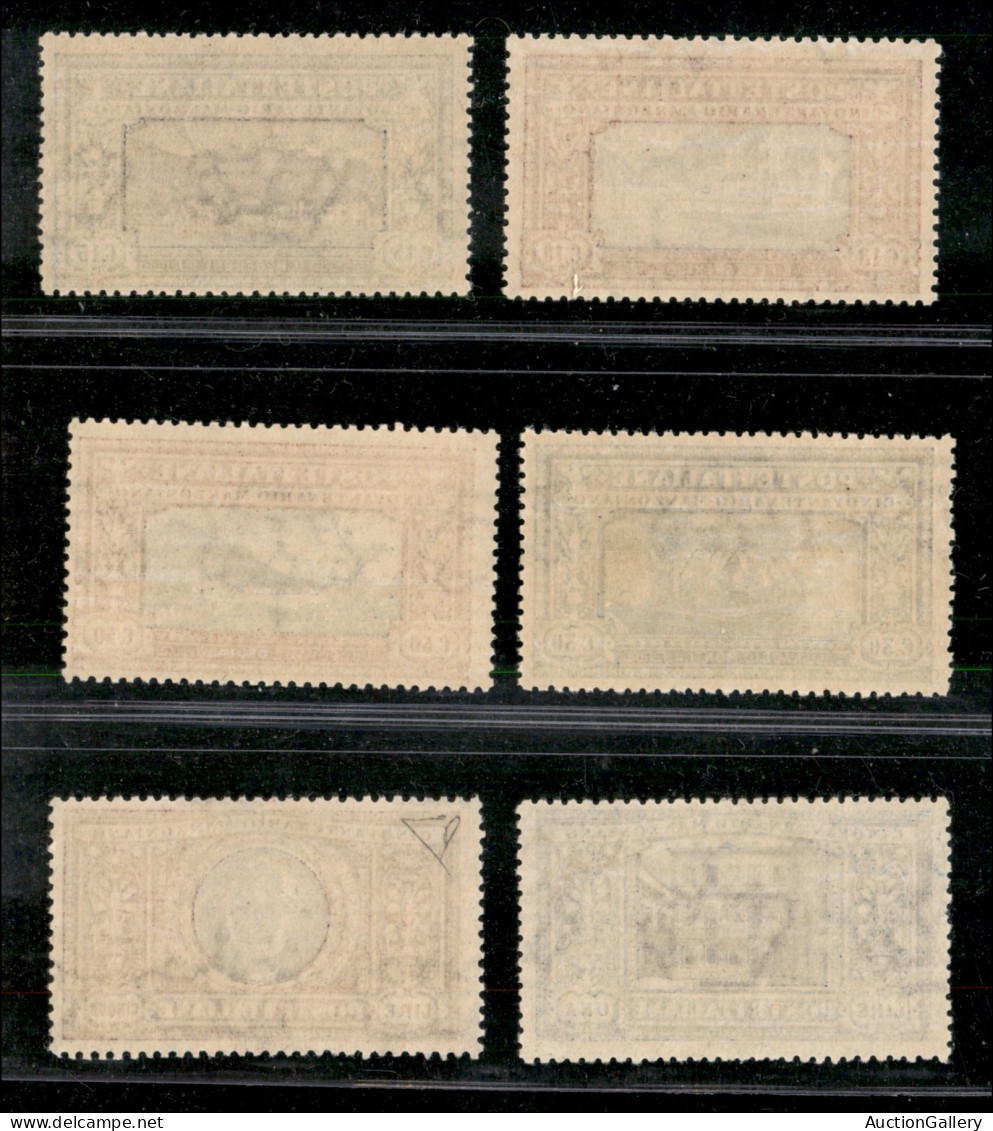 Regno - Vittorio Emanuele III - 1923 - Manzoni (151/156) - Serie Completa - Gomma Integra - Cert. E. Diena - Other & Unclassified