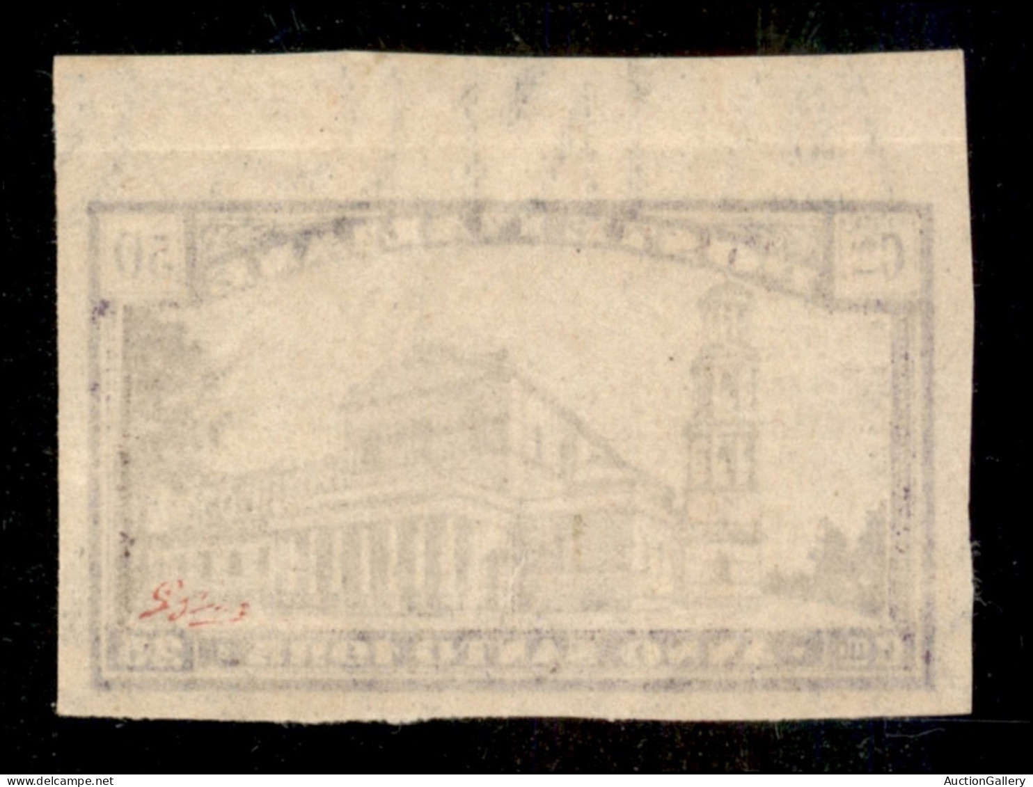 Regno - Vittorio Emanuele III - 1925 - 50 Cent Anno Santo (171c) - Non Dentellato - Gomma Integra - Filigrana Lettere (A - Other & Unclassified