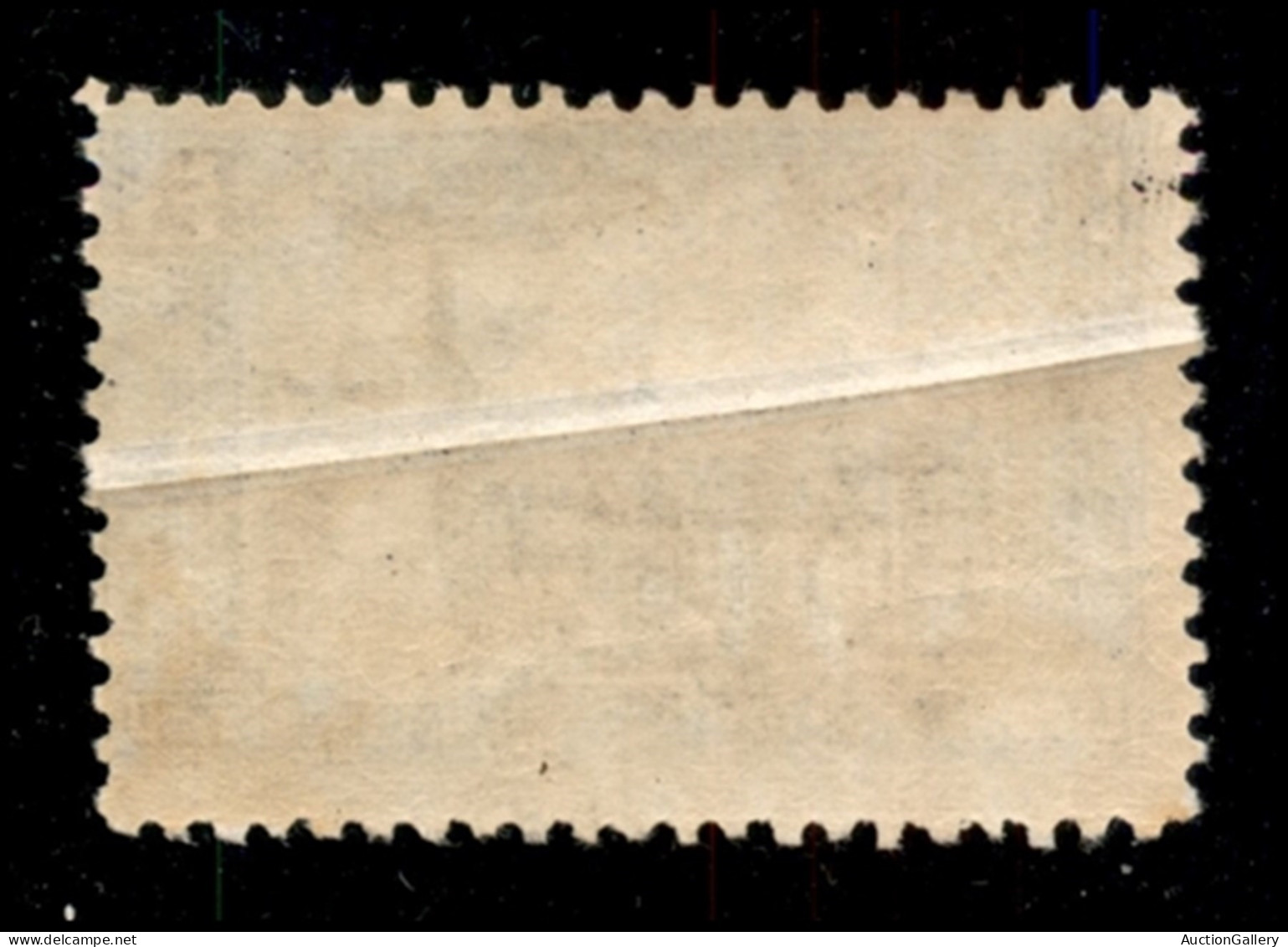 Regno - Vittorio Emanuele III - 1926 - 5 Lire + 2,50 Lire Milizia (209 - Varietà) - Piega Diagonale Di Carta Successiva  - Otros & Sin Clasificación