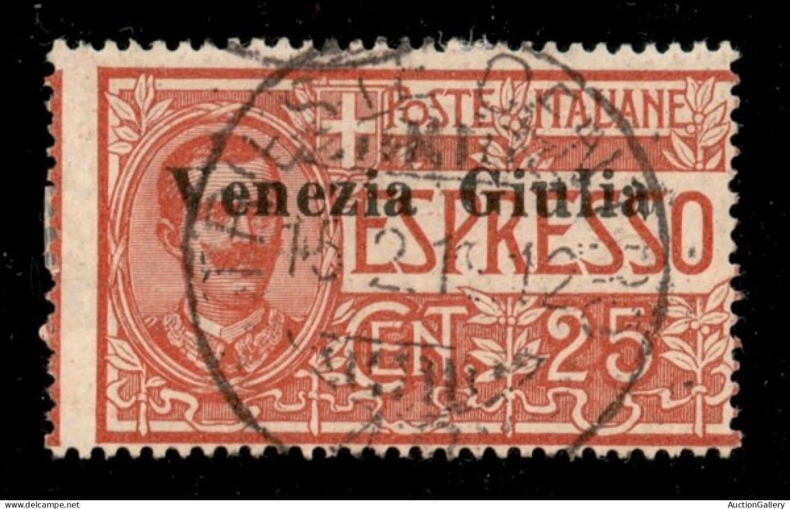 Occupazioni I Guerra Mondiale - Venezia Giulia - 1919 - 25 Cent (1) Usato - Autres & Non Classés