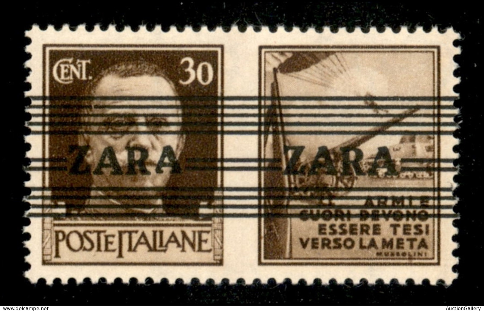 Occupazioni Straniere Di Territori Italiani - Occupazione Tedesca - Zara - 1943 - 30 Cent Esercito (32/II + III) - A Div - Other & Unclassified