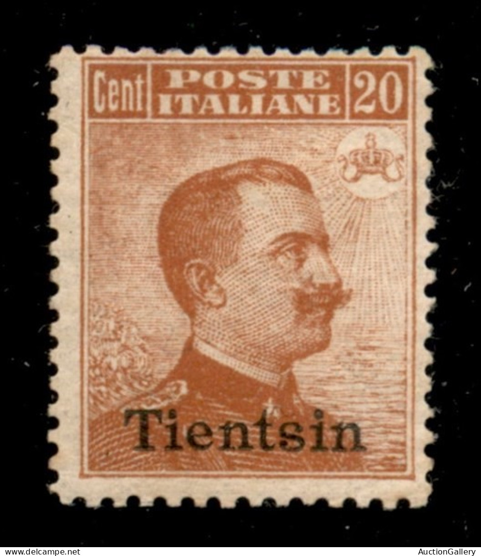 Uffici Postali All'Estero - Levante - Tientsin - 1919 - 20 Cent (8) - Gomma Originale - Autres & Non Classés