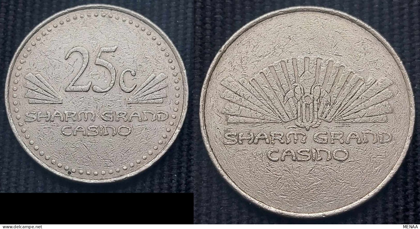 EGYPT - 25 Cents - Sharm Grand Casino - N# 70329 - Casino