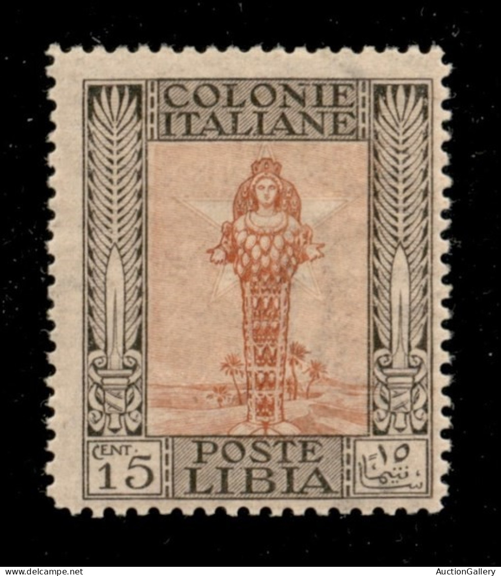 Colonie - Libia - 1921 - 15 Cent Pittorica (25) - Gomma Integra - Autres & Non Classés