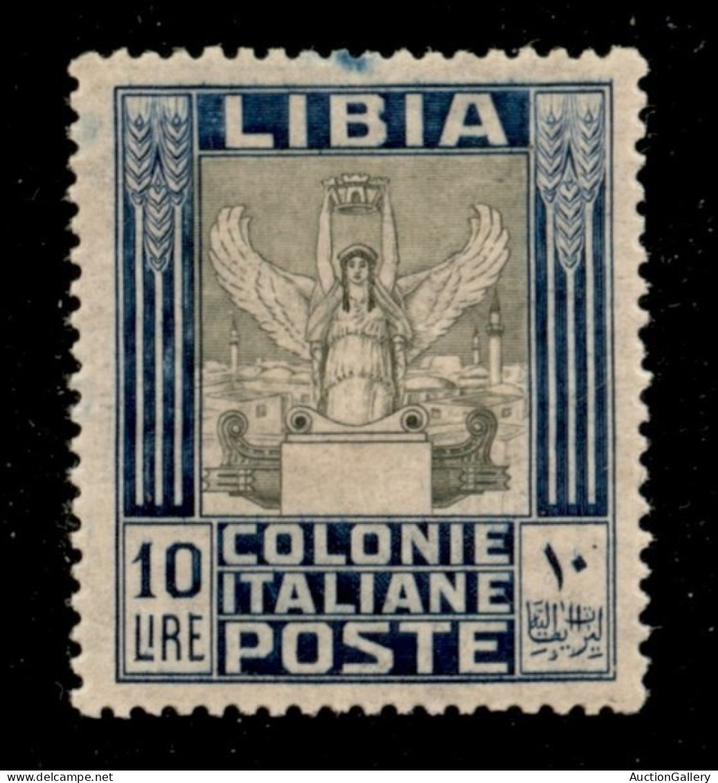 Colonie - Libia - 1921 - 10 Lire Pittorica (32) - Gomma Originale - Ben Centrato - Andere & Zonder Classificatie