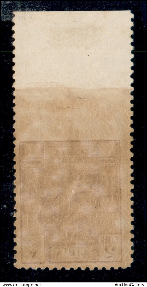 Colonie - Libia - 1929 - 2 Lire Sibilla (57c) Non Dentellato In Alto (bordo Foglio) - Gomma Integra - Sonstige & Ohne Zuordnung