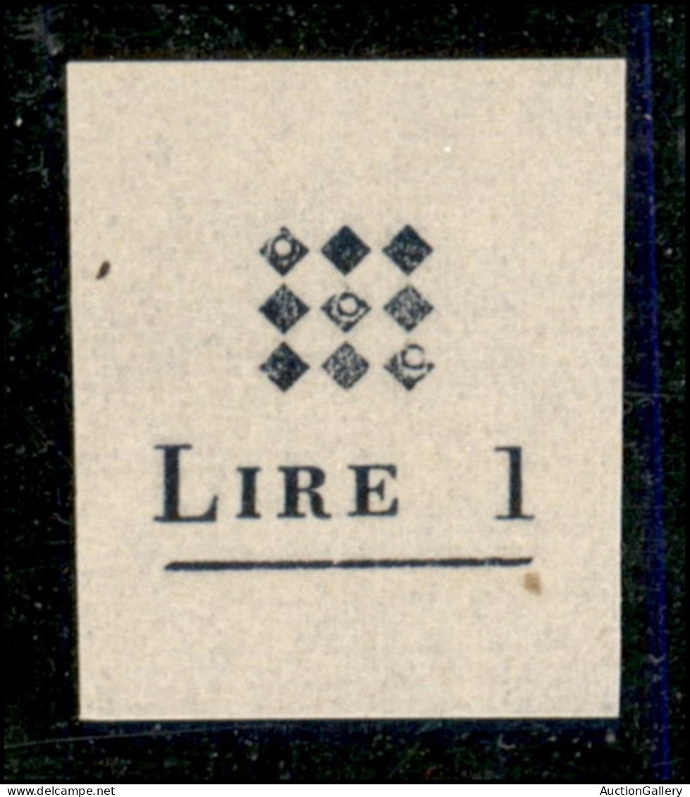 Emissioni Locali - Guidizzolo - 1945 - Prova Di Macchina Della Soprastampa (1) - Sempre Senza Gomma - Cert. Raybaudi - Otros & Sin Clasificación