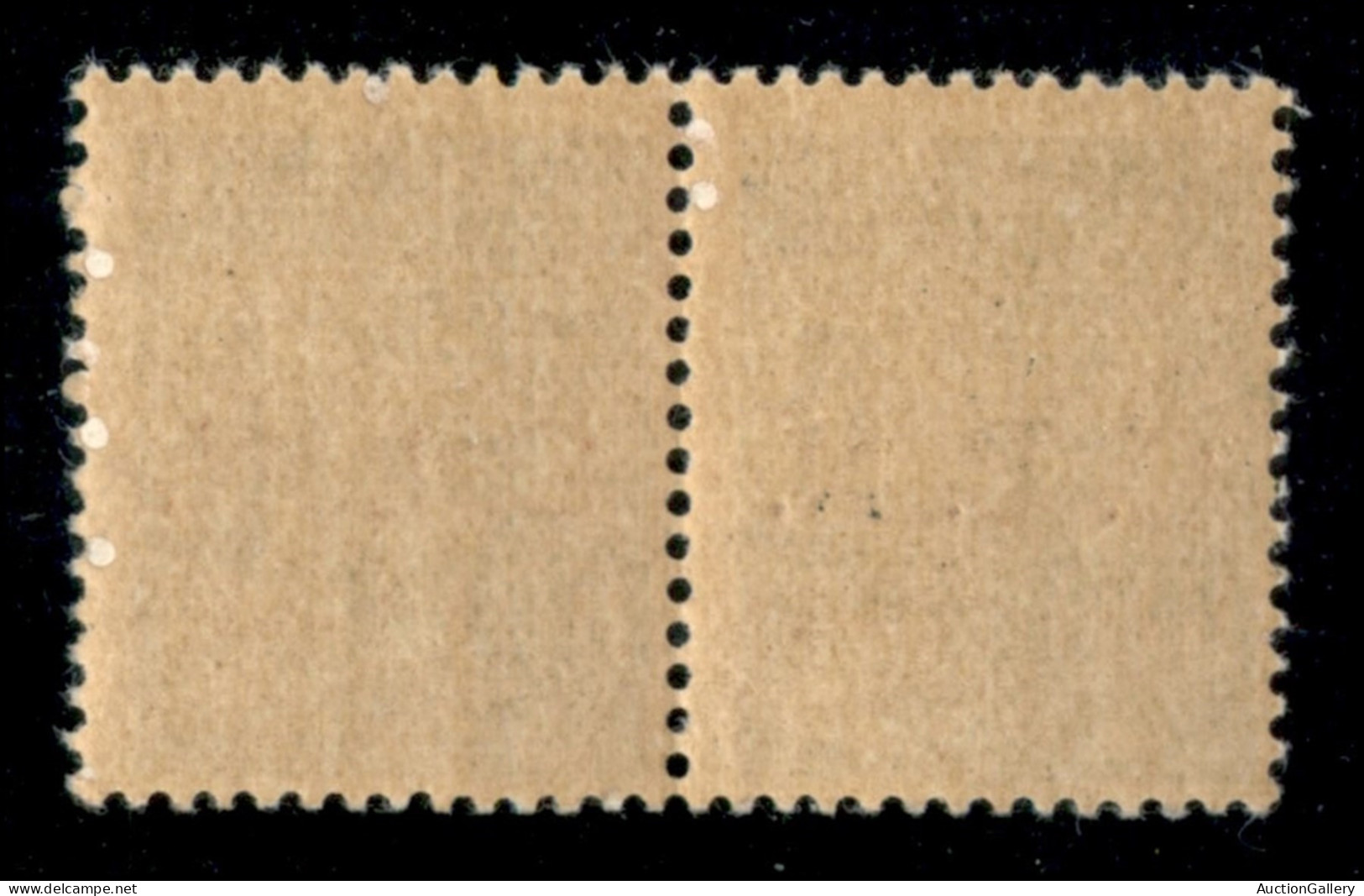 C.L.N. - Ponte Chiasso - 1945 - 25 Cent (4 + 4ba) In Coppia Con C Punto Piccolo A Destra - Gomma Integra - Non Catalogat - Otros & Sin Clasificación