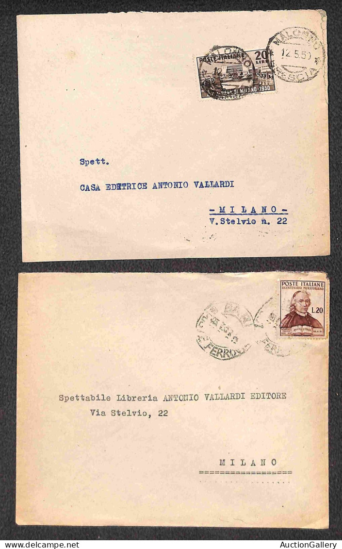 Repubblica - 1950/1953 - 20 Lire (616/618 + 620 + 622 + 625) - 6 Buste Con Affrancature Singole Diverse - Ottimo Insieme - Other & Unclassified