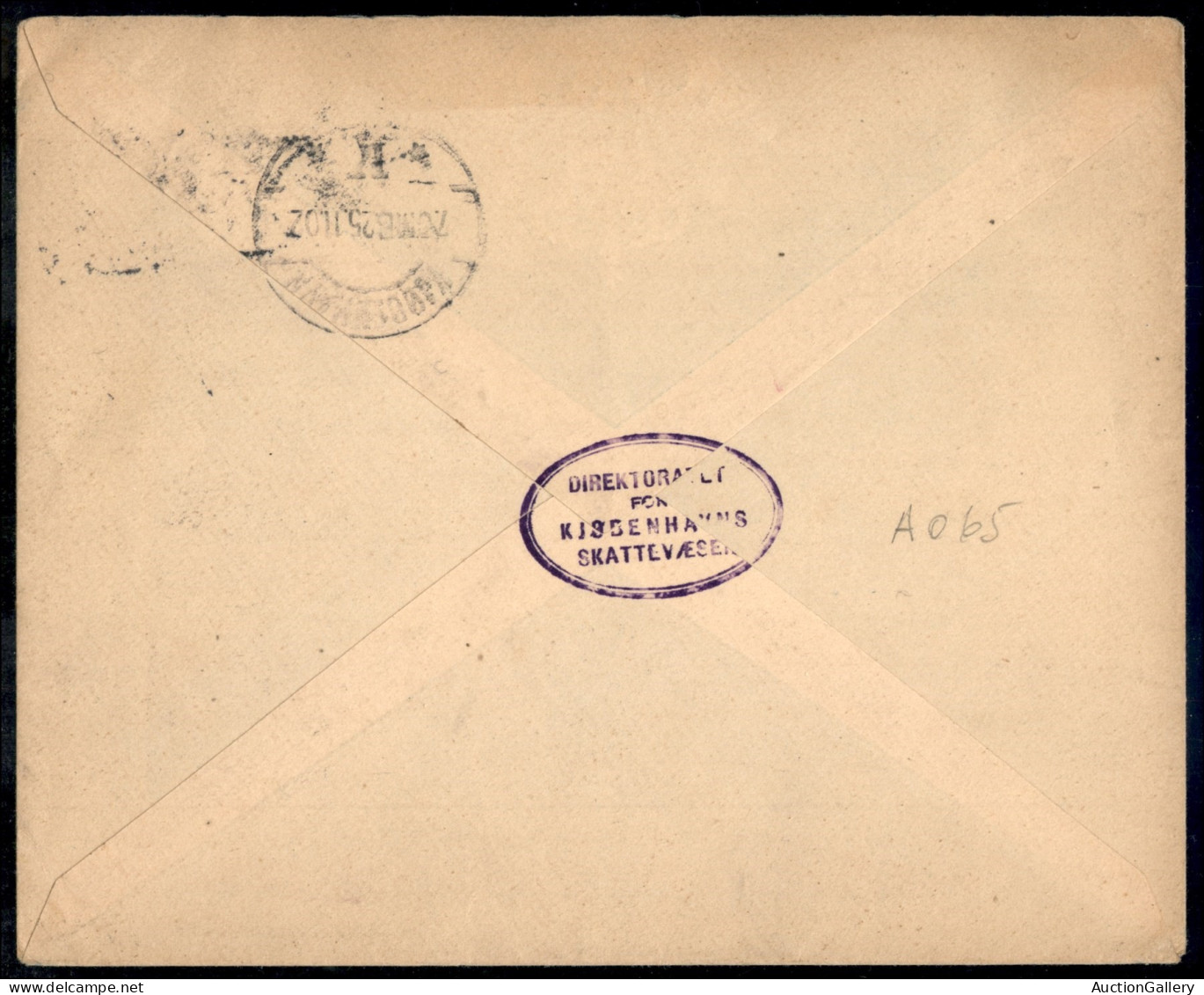 Europa - Danimarca - Busta Postale Da 4 Ore + Complementare Da Copenhagen A Vestergade Del 25.11.1902 - Other & Unclassified