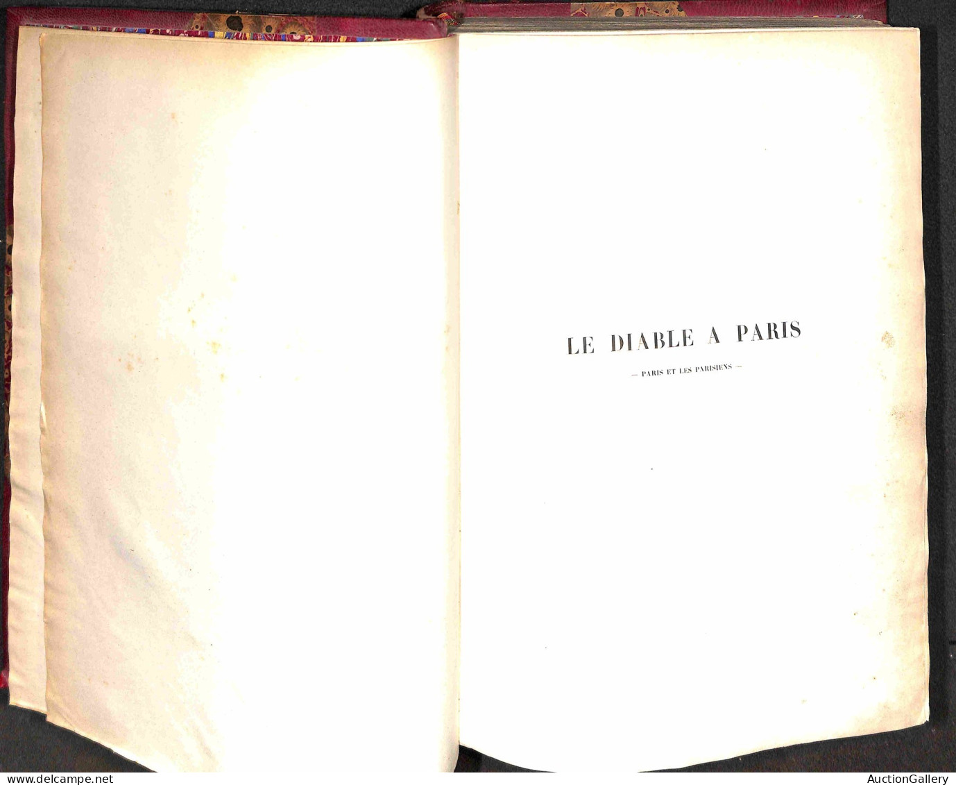 Europa - Francia - Le Diable A Paris - 1845/1846 - Tome I + Tome II - I Due Volumi Completi Rilegati All'epoca - In Otti - Andere & Zonder Classificatie