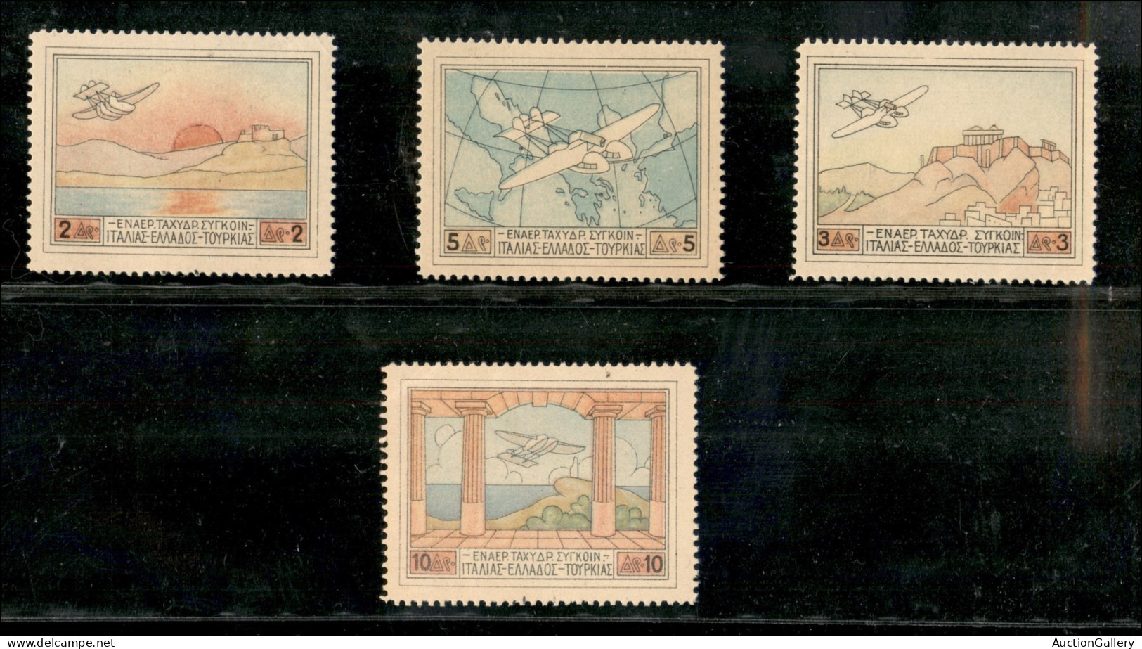 Europa - Grecia - 1926 - Posta Aerea (300/303) - Serie Completa - Gomma Integra - Otros & Sin Clasificación