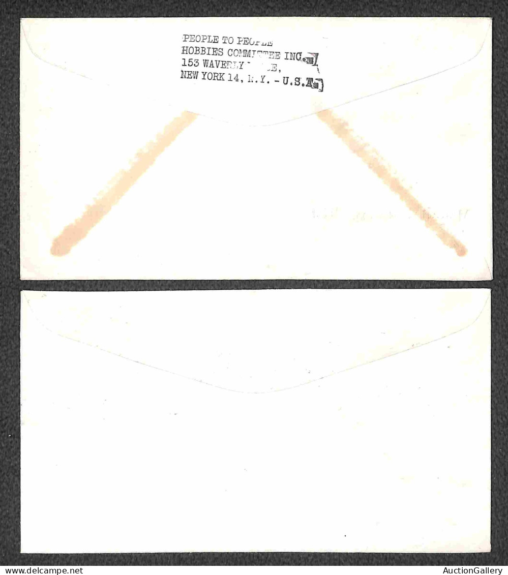 Oltremare - Stati Uniti D'America - 1955/1960 - Ventisei buste FDC con affrancature del periodo e annulli del giorno d'e