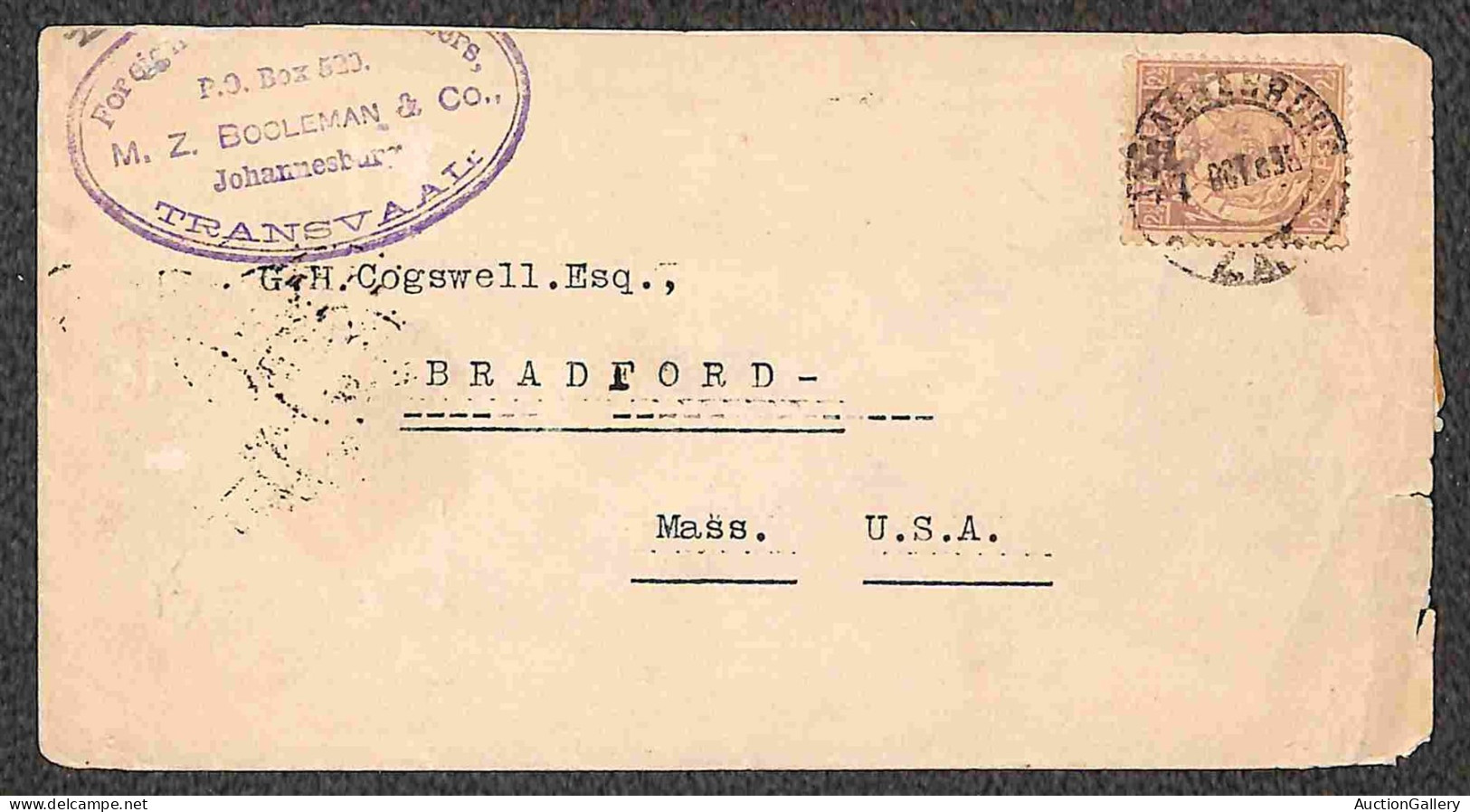 Oltremare - Sud Africa - 1895 - Cartolina Postale Per L'Argentina + Busta Per Gli USA - Other & Unclassified